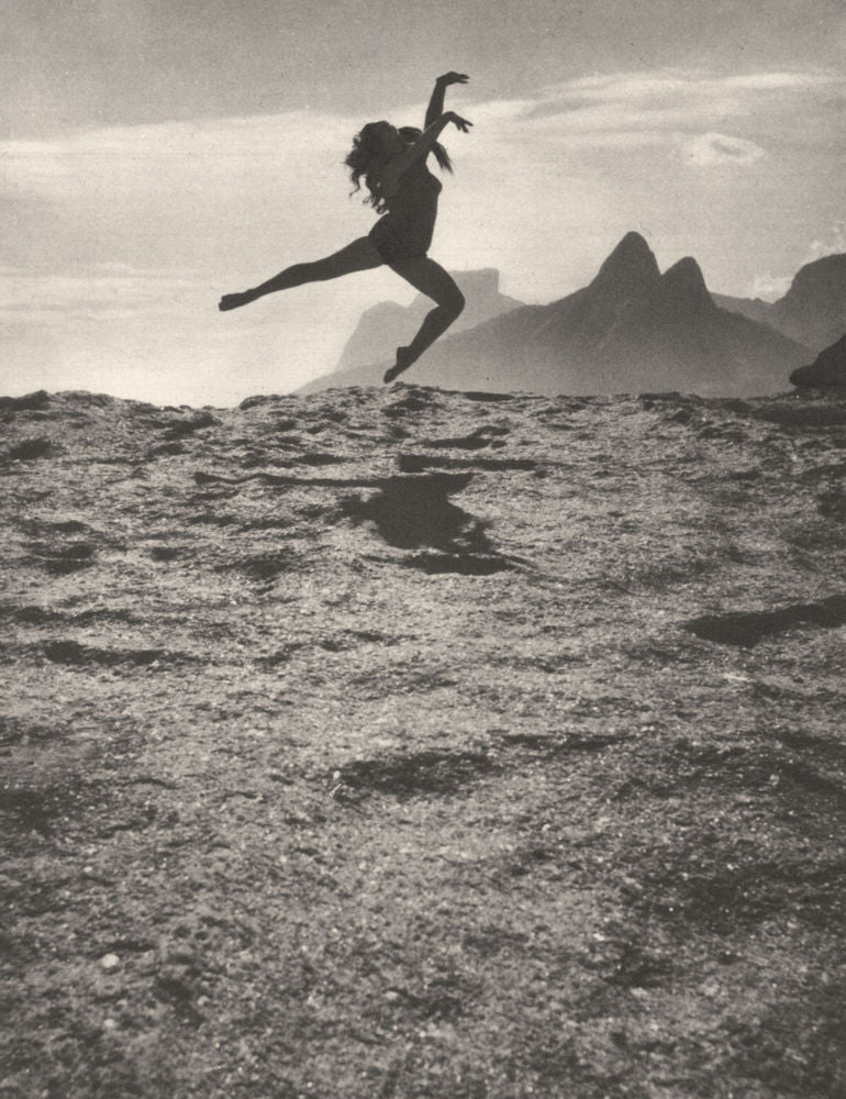 BRAZIL. Rio de Janeiro. Danse Dance 1951 old vintage print picture